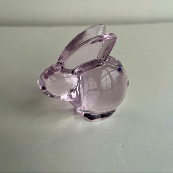 Pink Crystal Rabbit Oneida | Accents | Vtg Pink Crystal Bunny | Poshmark